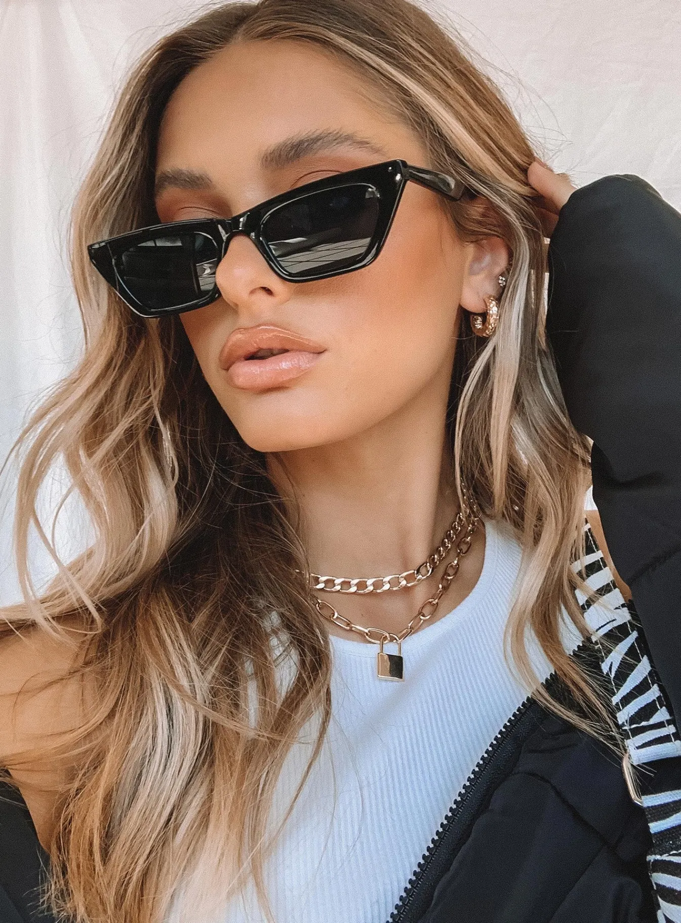 Princess Polly The Octavia Sunglasses Black Shop