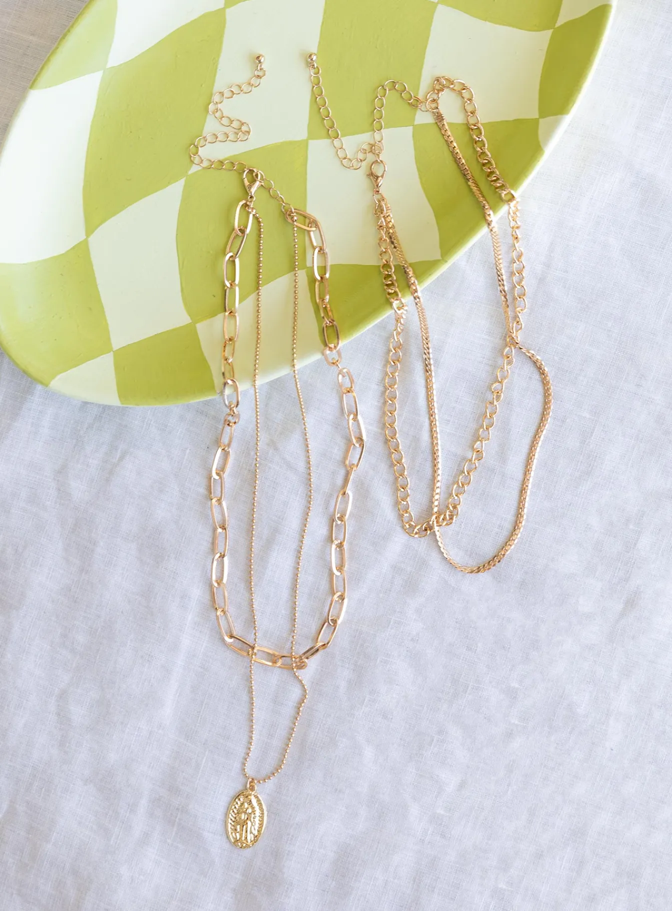 Princess Polly The Paulo Necklace Set Gold Sale