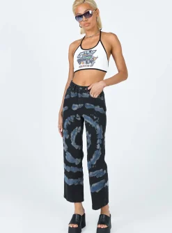 Princess Polly The Ragged Priest Beyond Denim Jeans Black   Black / Blue Best