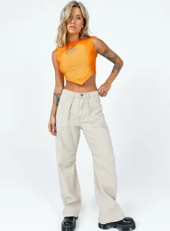 Princess Polly The Ragged Priest Ignite Vest/ Yellow   Orange Best Sale