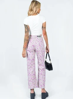 Princess Polly The Ragged Priest Portal Denim Jeans Lilac Purple Online