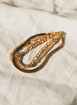 Princess Polly The Rea Bracelet Set  Gold Outlet