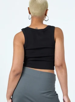 Princess Polly The Rolling Stones Butterly Cropped Tank  Black Flash Sale