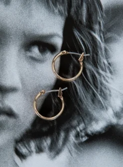 Princess Polly The Turner Hoops  Gold New