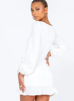 Princess Polly The Villa Mini Dress White Online