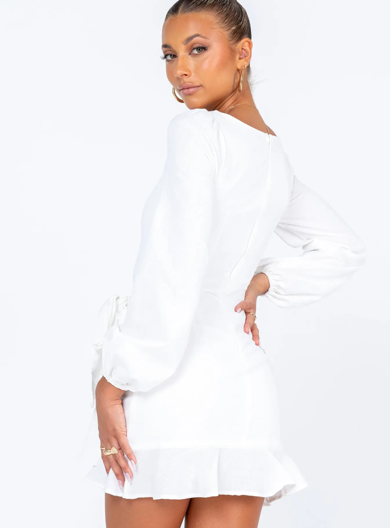 Princess Polly The Villa Mini Dress White Online