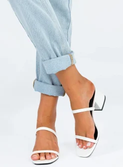 Princess Polly Therapy Goldie  White Clearance