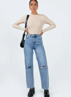 Princess Polly Thornejean   Denim Online