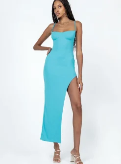 Princess Polly Tiana Maxi Dress  Blue Fashion
