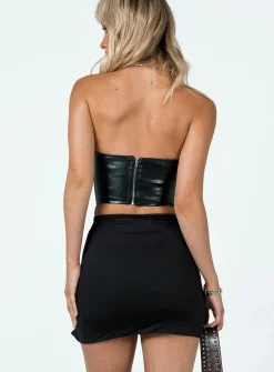 Princess Polly Tiana Mini Skirt Black Fashion
