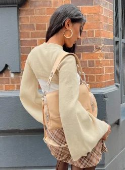 Princess Polly Tieghan Bolero  Beige Clearance