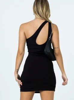 Princess Polly Tiller Mini Dress  Black Hot