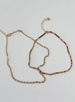 Princess Polly Tilse Necklace Set  Multi Best Sale