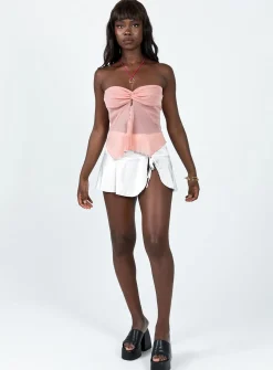 Princess Polly Tinker Top  Pink Cheap