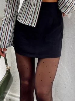 Princess Polly Tiny Spots Stockings   Black Online
