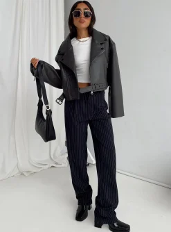 Princess Polly Titius Pant  Navy Cheap