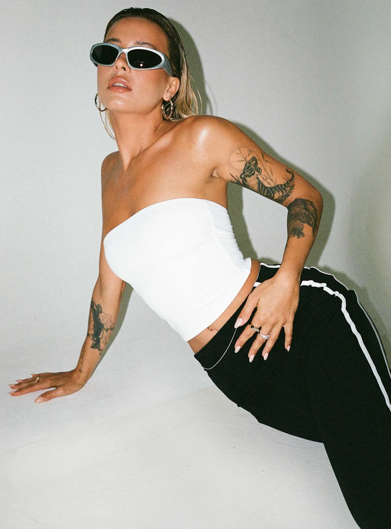 Princess Polly Tomlin Top White Sale