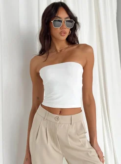 Princess Polly Tomlin Top White Sale