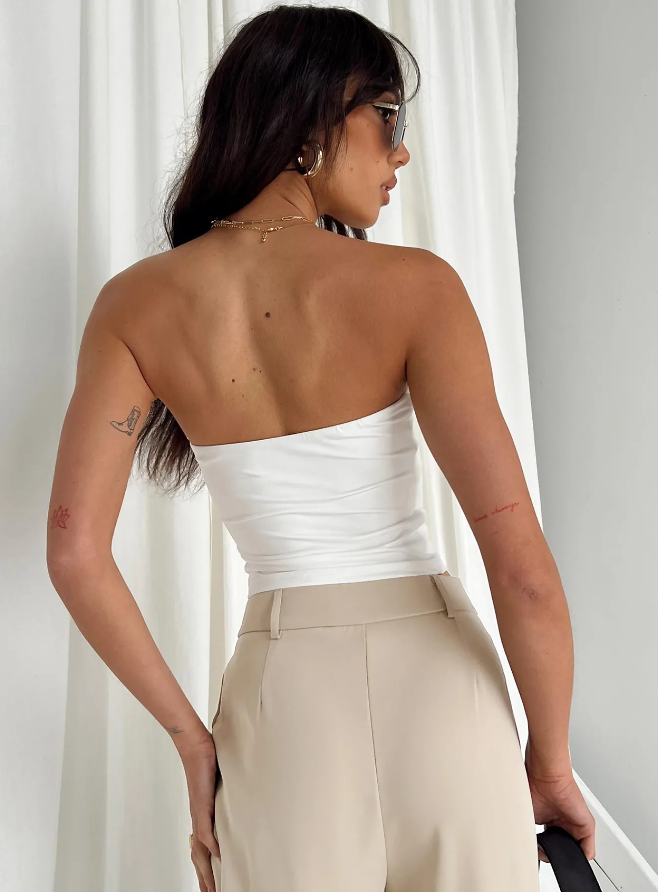 Princess Polly Tomlin Top White Sale