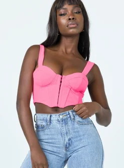 Princess Polly Torin Top  Pink Cheap