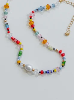 Princess Polly Totem Beaded Necklace  Multi Best