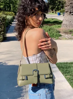 Princess Polly Tozzi Shoulder Bag  Khaki Sale