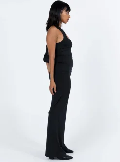 Princess Polly Tressi Long Catsuit Black Hot