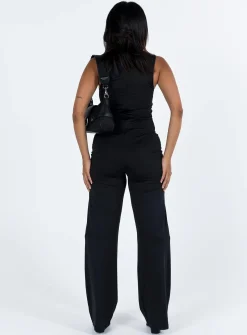 Princess Polly Tressi Long Catsuit Black Hot