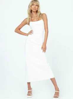 Princess Polly Tristan Midi Dress  White Discount