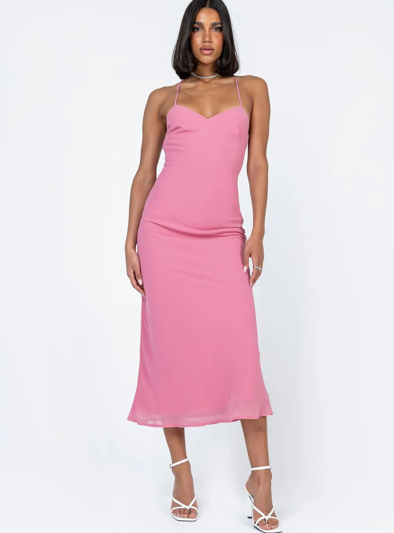 Princess Polly Trudy Maxi Dress Pink Best