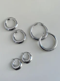 Princess Polly True Paradise Earring Set  Silver Cheap