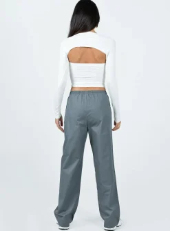 Princess Polly Tumble Pants  Slate Hot