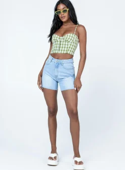Princess Polly Tuscan Top  Green Cheap