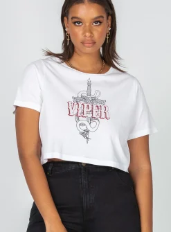 Princess Polly Twiin Antidote Tee   White Outlet