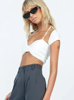 Princess Polly Tyra Top  White Cheap