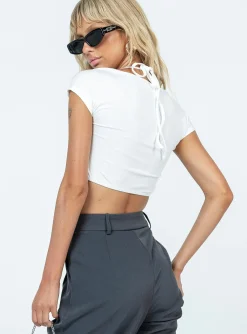 Princess Polly Tyra Top  White Cheap