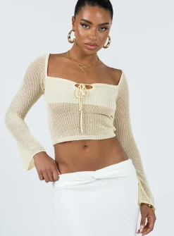 Princess Polly Tyren Top  Bone Sale