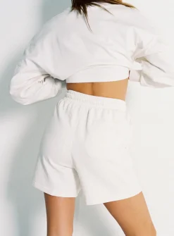Princess Polly University Of California Berkeley Track Shorts Vintage White Best