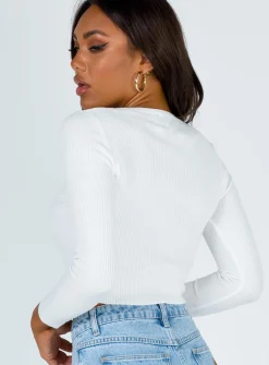 Princess Polly Unwritten Love Top  White Hot