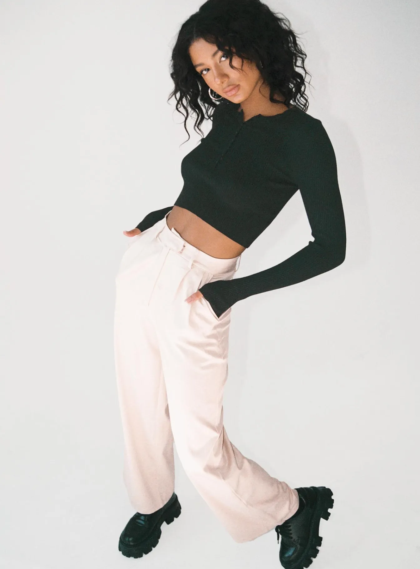 Princess Polly Unwritten Love Top Black Flash Sale