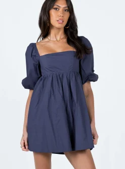 Princess Polly Vana Mini Dress  Navy Online
