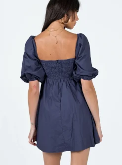 Princess Polly Vana Mini Dress  Navy Online