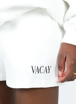 Princess Polly Vaycay Shorts  White Cheap