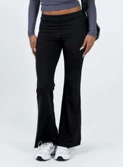 Princess Polly Vellgrove Pants  Black Cheap