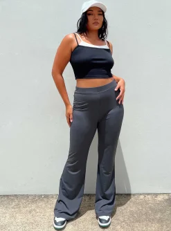 Princess Polly Vellgrove Pants Grey   Slate Online