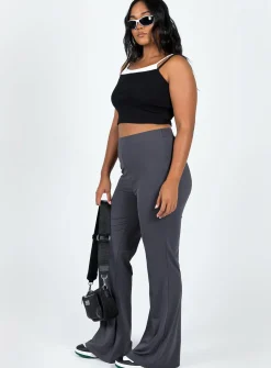 Princess Polly Vellgrove Pants Grey   Slate Online
