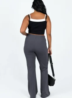 Princess Polly Vellgrove Pants Grey   Slate Online