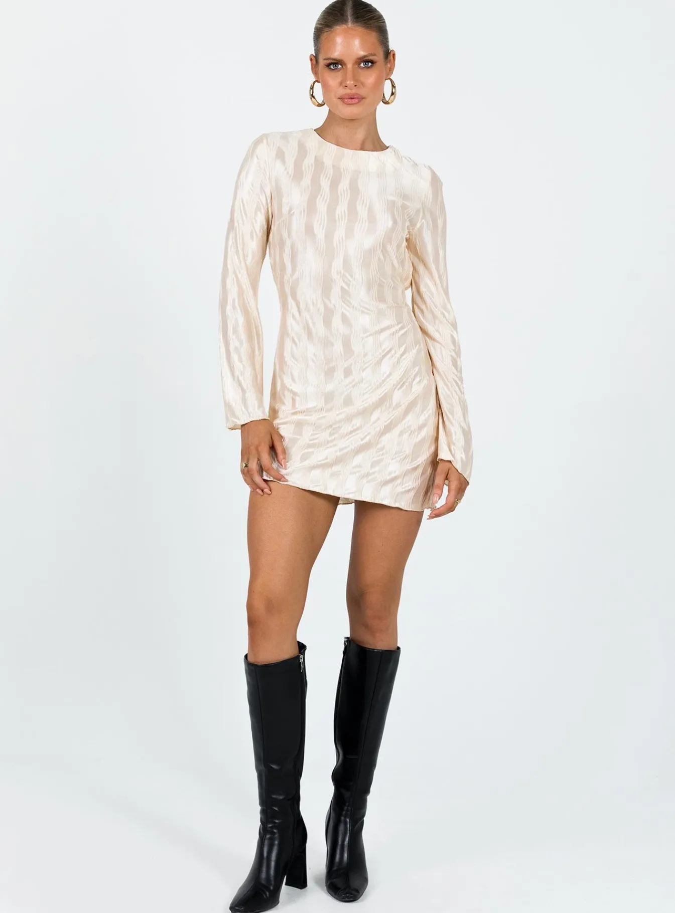 Princess Polly Venaya Mini Dress Champagne Hot
