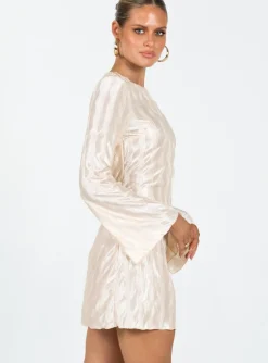 Princess Polly Venaya Mini Dress Champagne Hot