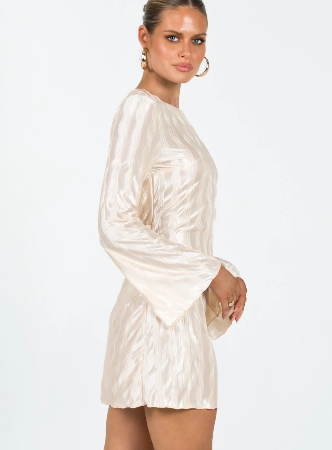Princess Polly Venaya Mini Dress Champagne Hot